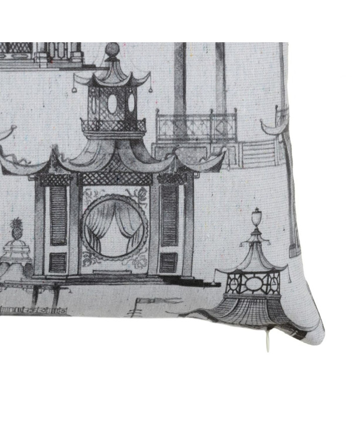 Cushion Polyester 60 x 60 cm 100% cotton Small house