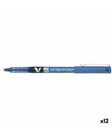 Liquid ink pen Pilot V-5 Blue 0,5 mm 0,3 mm (12 Units)