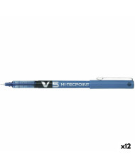 Liquid ink pen Pilot V-5 Blue 0,5 mm 0,3 mm (12 Units)