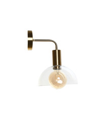 Wall Lamp DKD Home Decor Golden Metal Crystal 50 W Modern 220 V 20 x 25 x 28 cm