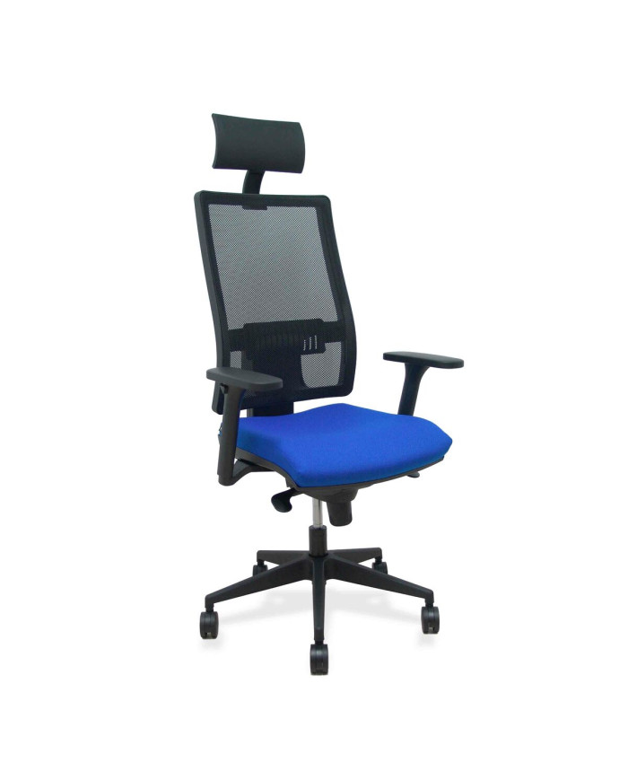 Office Chair with Headrest Horna Piqueras y Crespo B3DR65C Blue