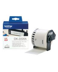 Continuous Roll of Paper Brother DK-22205 Black/White (3 Units)