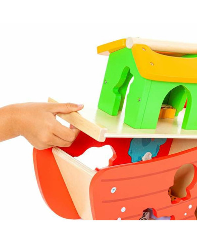 Playset Moltó Noah's ark Wood 17 Pieces