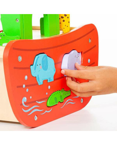 Playset Moltó Noah's ark Wood 17 Pieces