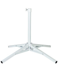 Base for beach umbrella Aktive White Metal 65 x 60,5 x 65 cm (6 Units)