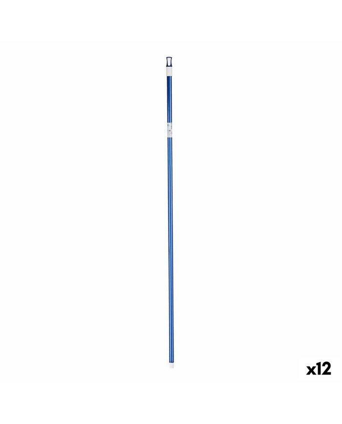 Broom handle Blue Metal 2,3 x 130 x 2,3 cm (12 Units)