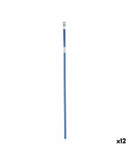 Broom handle Blue Metal 2,3 x 130 x 2,3 cm (12 Units)