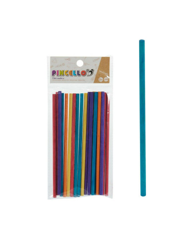 Sticks Pincello Multicolour Wood Handicrafts (12 Units)