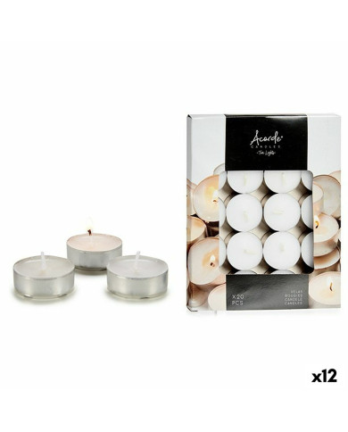 Candle Set Acorde White (12 Units)