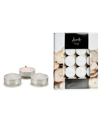 Candle Set Acorde White (12 Units)