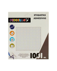 Adhesive labels Pincello White Ø 10 mm 17 x 4 x 19 cm (12 Units)