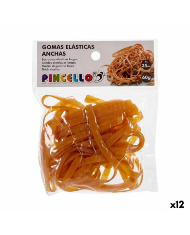 Elastic bands Pincello Yellow Broad (12 Units)