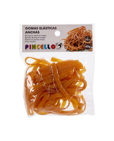 Elastic bands Pincello Yellow Broad (12 Units)
