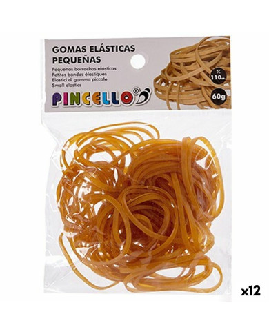 Elastic bands Pincello Yellow (12 Units)
