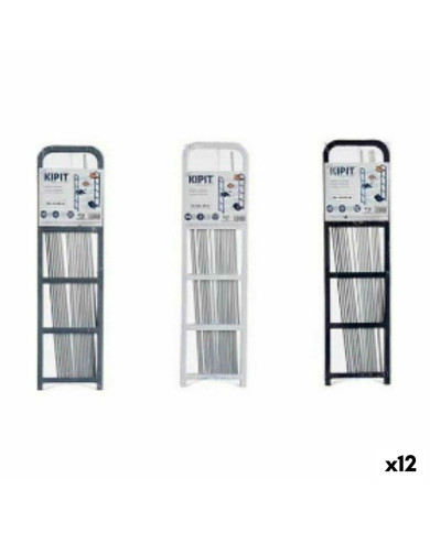 Shoe Rack Kipit White Black Grey 68 x 3,5 x 18,5 cm 68 x 3 x 18,5 cm (12 Units)