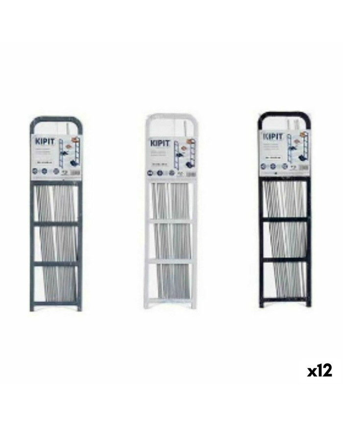 Shoe Rack Kipit White Black Grey 68 x 3,5 x 18,5 cm 68 x 3 x 18,5 cm (12 Units)