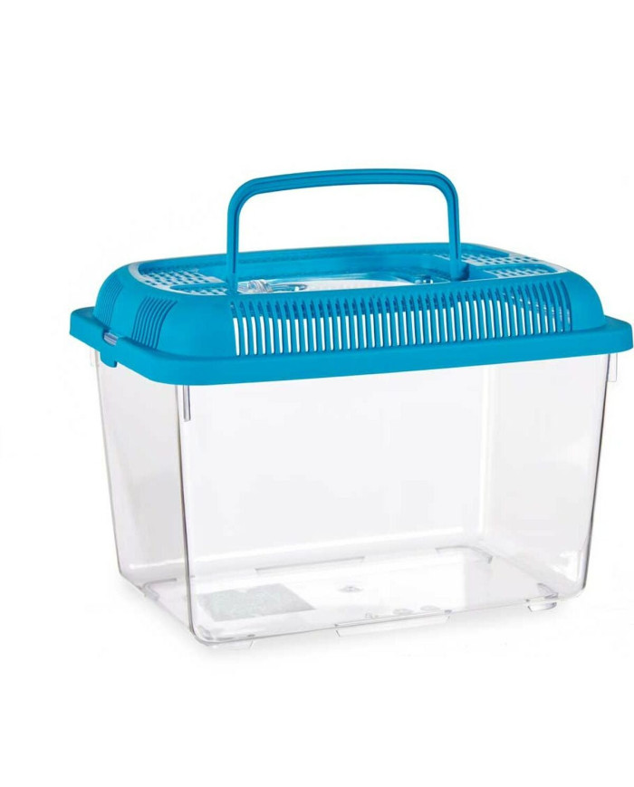 Fish tank Mascow Blue Plastic 3 L 17 x 16 x 24 cm With handle Medium (12 Units)