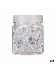 Decorative Stones Gift Decor Transparent 150 g Diamond (16 Units)