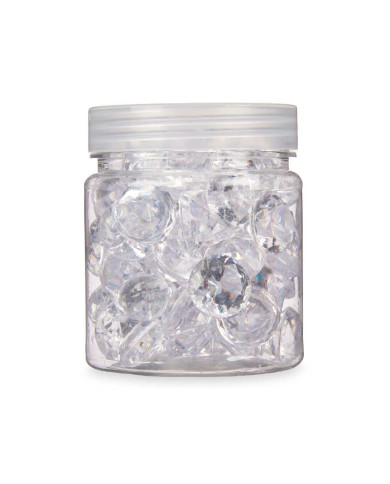 Decorative Stones Gift Decor Transparent 150 g Diamond (16 Units)