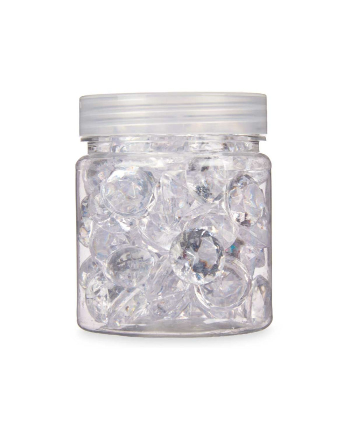Decorative Stones Gift Decor Transparent 150 g Diamond (16 Units)