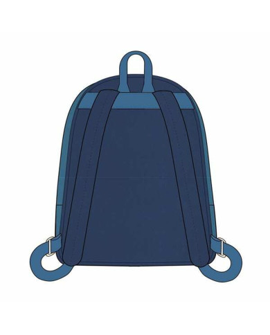 School Bag Stitch Blue 22 x 25 x 11 cm