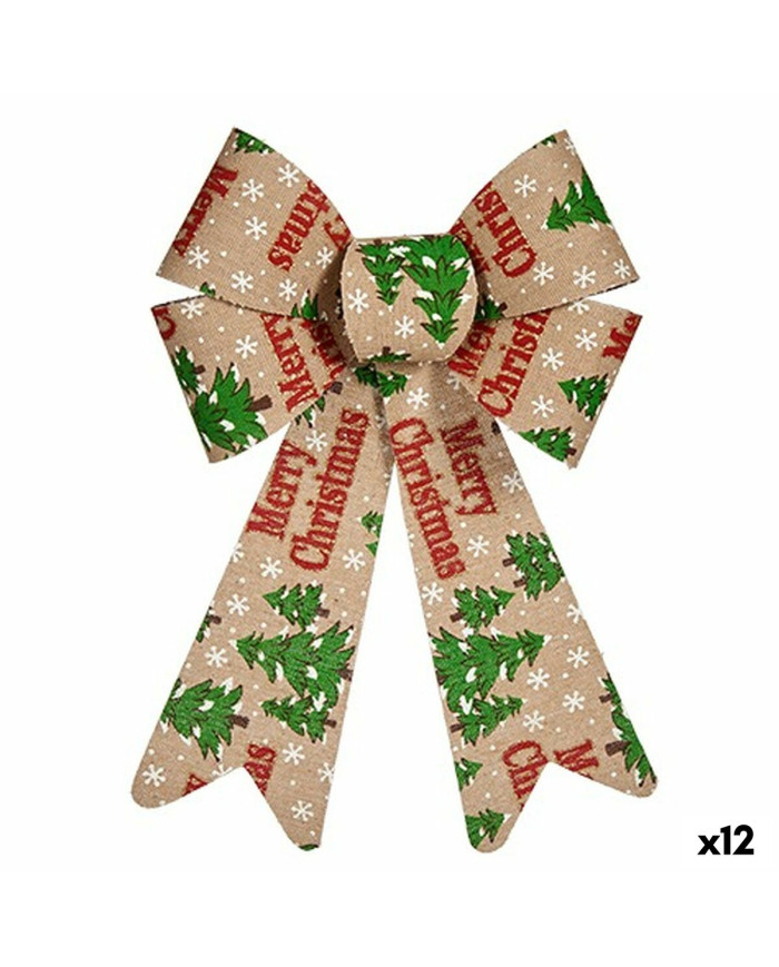 Lasso Krist+ Merry Christmas Multicolour 16 x 24 x 4 cm Christmas bauble (12 Units)