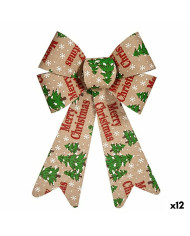 Lasso Krist+ Merry Christmas Multicolour 16 x 24 x 4 cm Christmas bauble (12 Units)