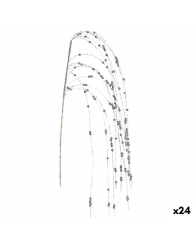 Branch Krist+ Silver Berries 100 x 3 x 5 cm (24 Units)