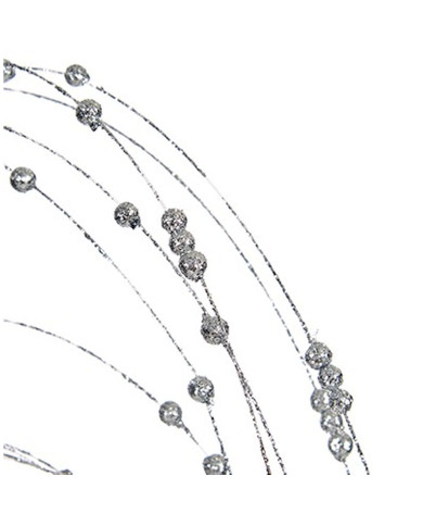 Branch Krist+ Silver Berries 100 x 3 x 5 cm (24 Units)