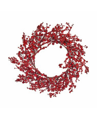Advent wreathe Krist+ Red Plastic 48 x 10 x 48 cm (6 Units)