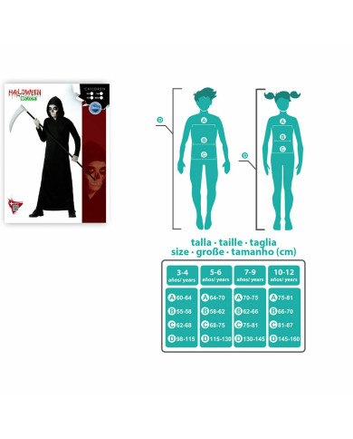 Costume for Adults Black Children's Halloween