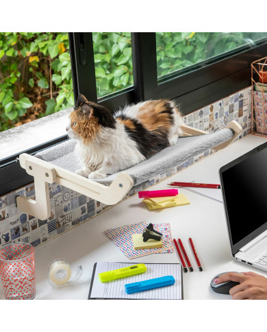 Hanging Cat Hammock Hamacat InnovaGoods