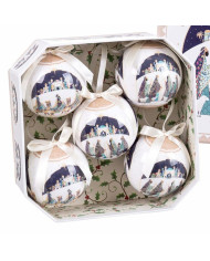Christmas Baubles Multicolour Polyfoam Three Kings 7,5 x 7,5 x 7,5 cm (5 Units)