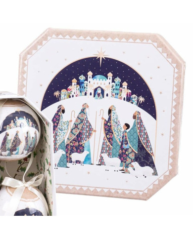 Christmas Baubles Multicolour Polyfoam Three Kings 7,5 x 7,5 x 7,5 cm (5 Units)