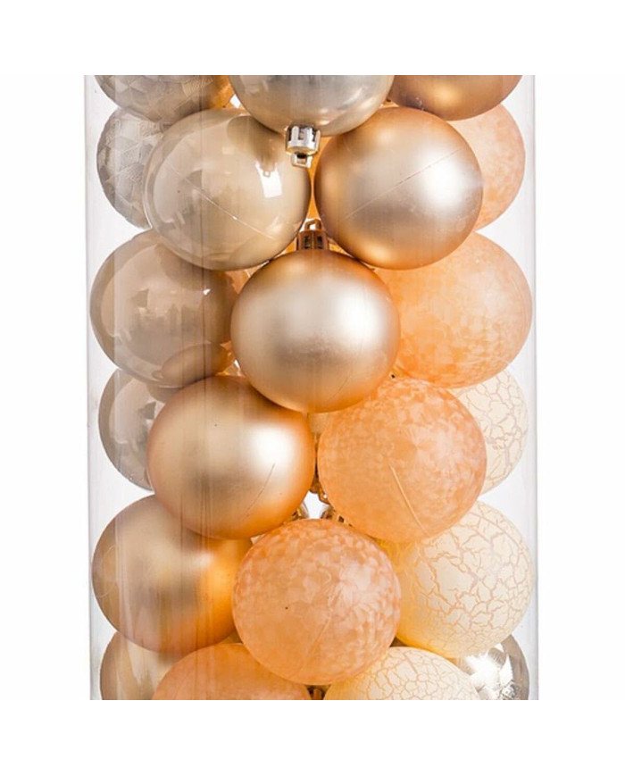 Christmas Baubles Golden 6 x 6 x 6 cm (40 Units)