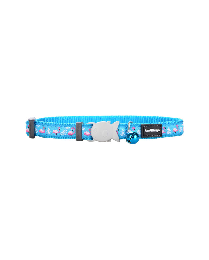 Cat Collar Red Dingo Flamingo 20-32 cm Turquoise