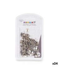 Drawing pins Pincello Silver Metal (24 Units)