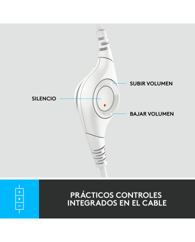 Headphones Logitech H390 White