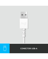 Headphones Logitech H390 White