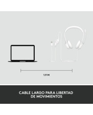 Headphones Logitech H390 White
