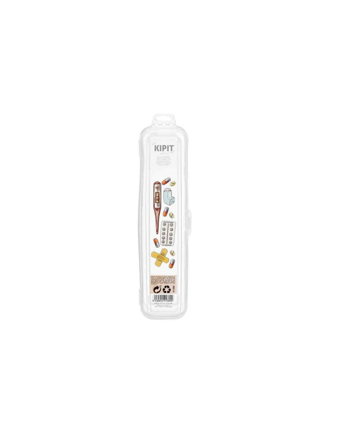 Case Kipit Transparent Travel First Aid Kit (48 Units)