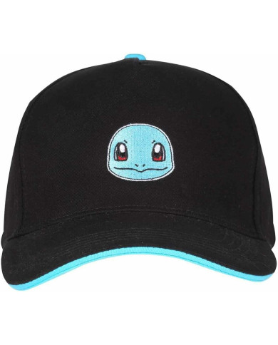 Unisex hat Pokémon Squirtle Badge Black One size 58 cm