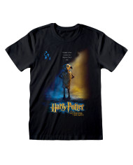 Short Sleeve T-Shirt Harry Potter Dobby Poster Black Unisex