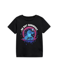Child's Short Sleeve T-Shirt Stitch So Not Ordinary Black