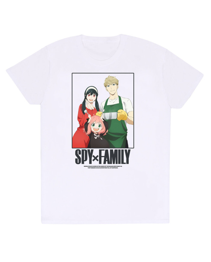 Short Sleeve T-Shirt Spy X Family Full Of Surprises White Unisex
