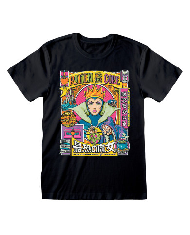 Short Sleeve T-Shirt Disney Rotten to the Core Black Unisex