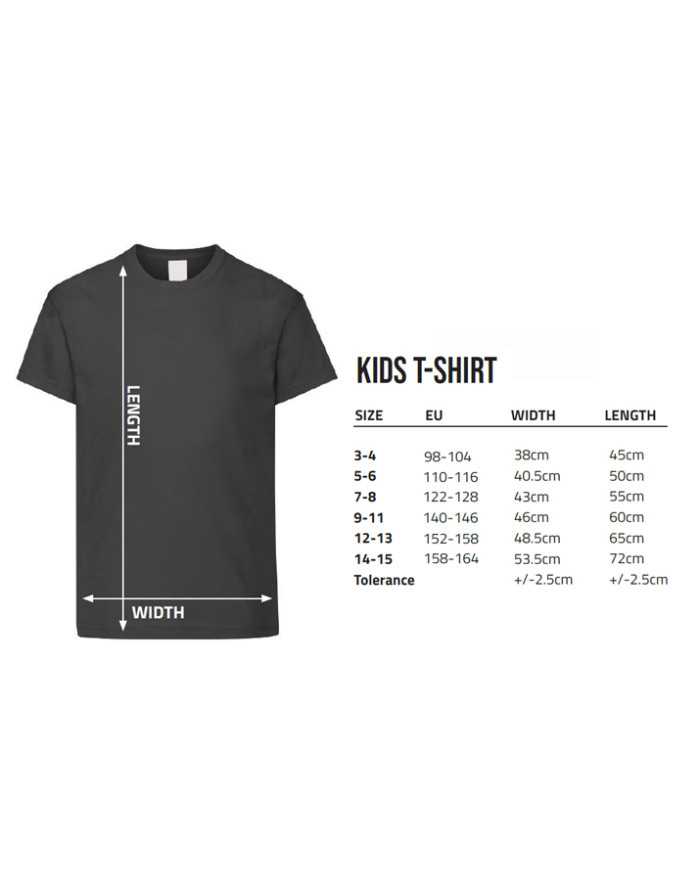 Child's Short Sleeve T-Shirt Super Mario Bowser Text Red