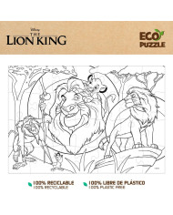 Child's Puzzle The Lion King Double-sided 24 Pieces 70 x 1,5 x 50 cm (12 Units)