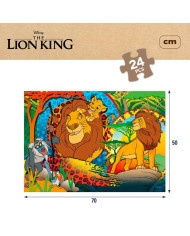 Child's Puzzle The Lion King Double-sided 24 Pieces 70 x 1,5 x 50 cm (12 Units)