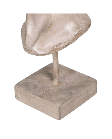 Decorative Figure Beige Face 12,5 x 13,5 x 27,5 cm
